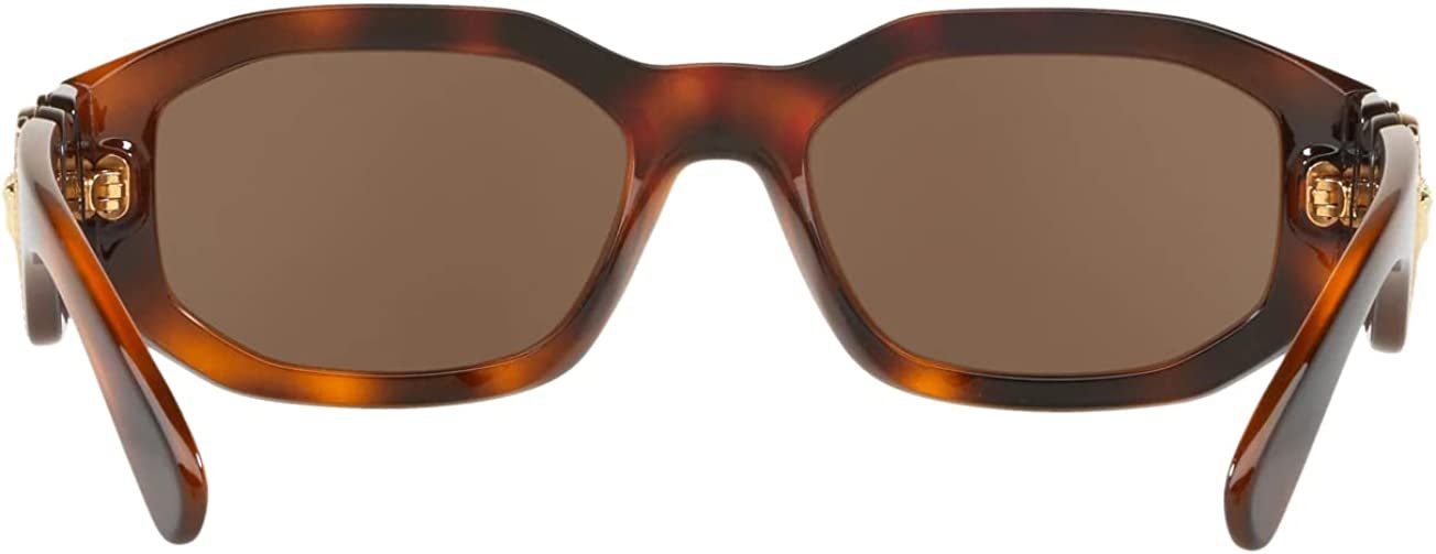 VERSACE VE4361 521773 Havana Brown 53 mm Unisex Sunglasses