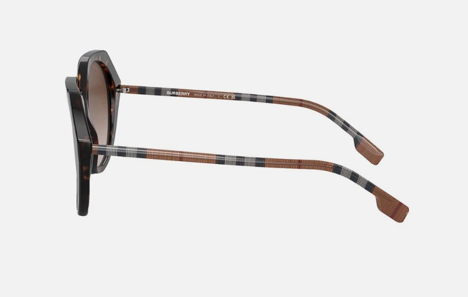BURBERRY BE4375 401713 55mm Dark Havana Sunglasses