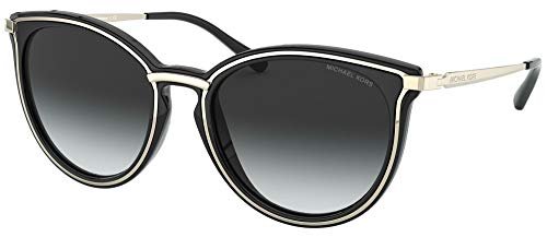 Michael Kors sunglasses for womens 54 mm Brisbane Light Gold/Black/Dark Grey Gradient One Size