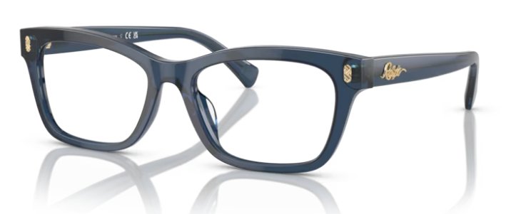 Ralph by Ralph Lauren Women's RA7154U 6144 54mm Universal Fit Rectangular Eyeglasses