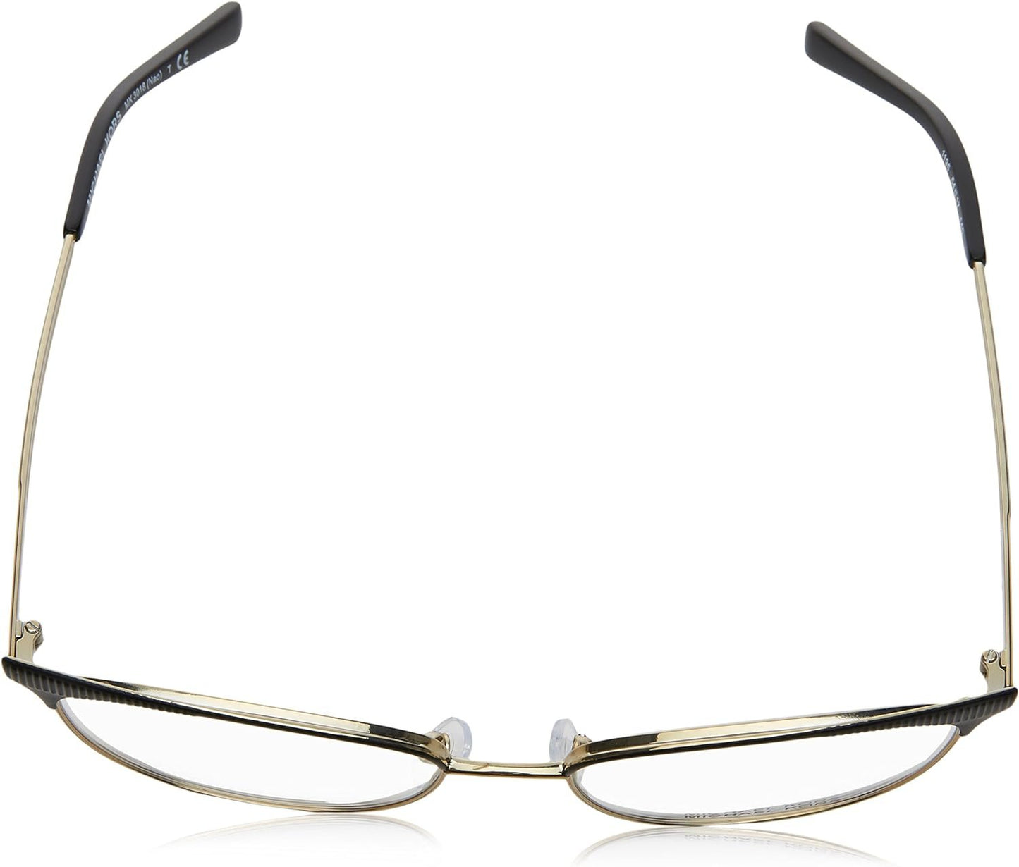 Michael Kors NAO MK3018 1195-54 Matte Black/pale Gold-tone Eyeglass Frames