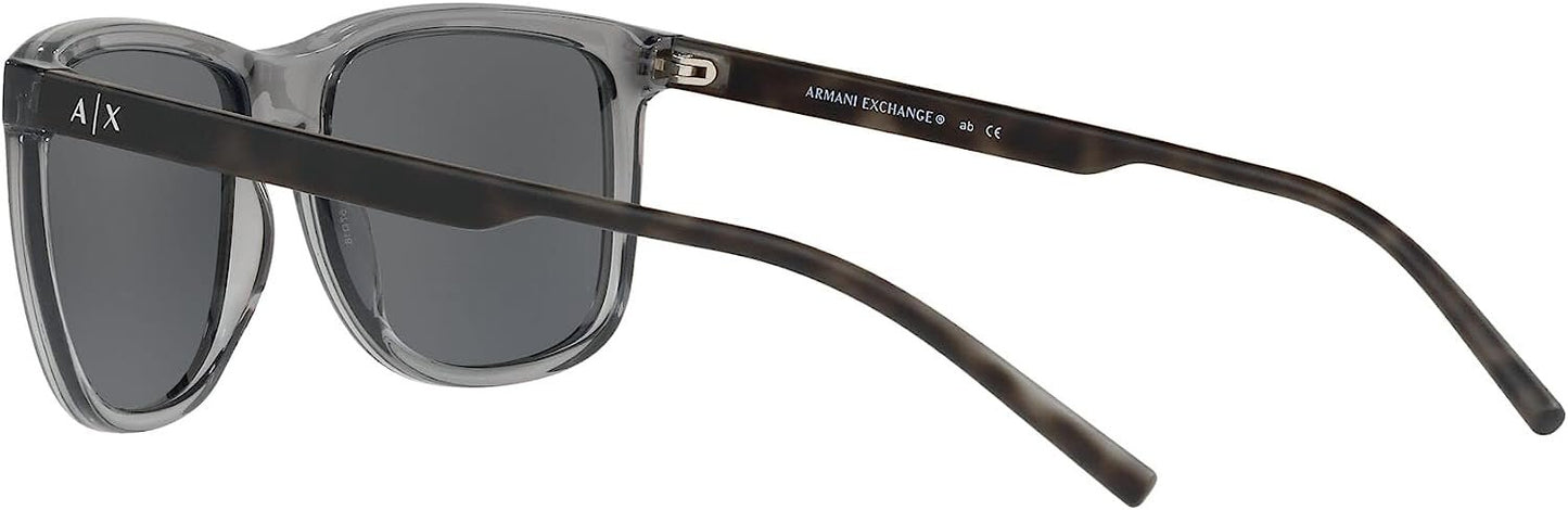 A|X ARMANI EXCHANGE Men's AX4070SF 82396G Square Sunglasses
