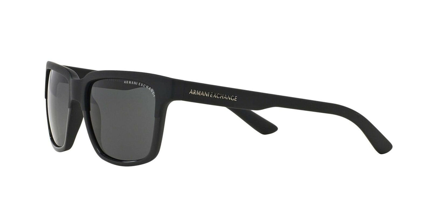 AX Armani Exchange Unisex Sunglasses, Black Lenses Injected Frame,0AX4026S 56mm