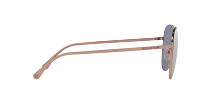 Michael Kors Kona MK 1089 11086H Rose Gold Metal Aviator Sunglasses Pink Lens