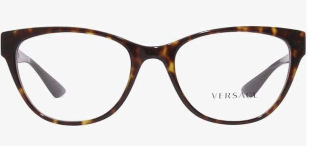 Versace VE3292 108 54mm Havana Eyeglasses