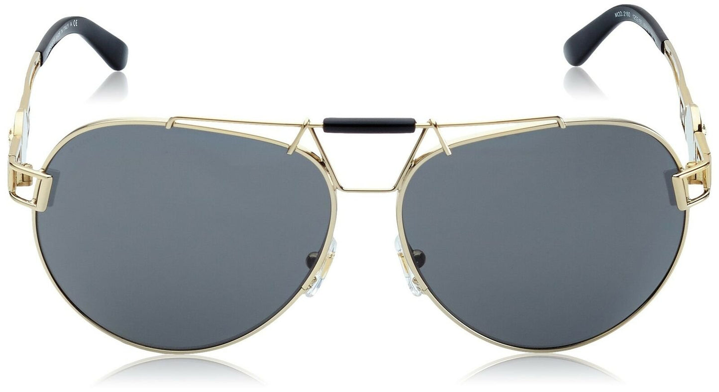 Versace Women's VE2160 Pale Gold/Grey Sunglasses