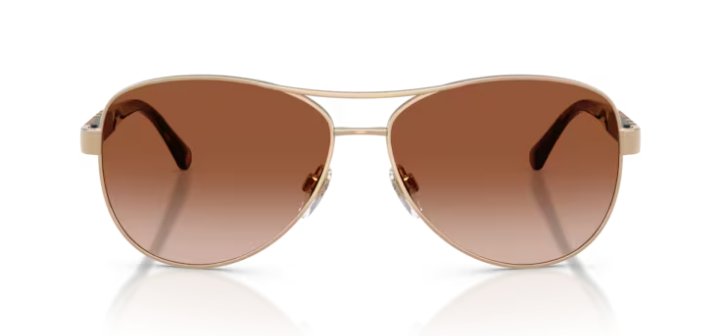 BURBERRY BE3080 114513 59mm Light Gold Aviator Women's Sunglasses