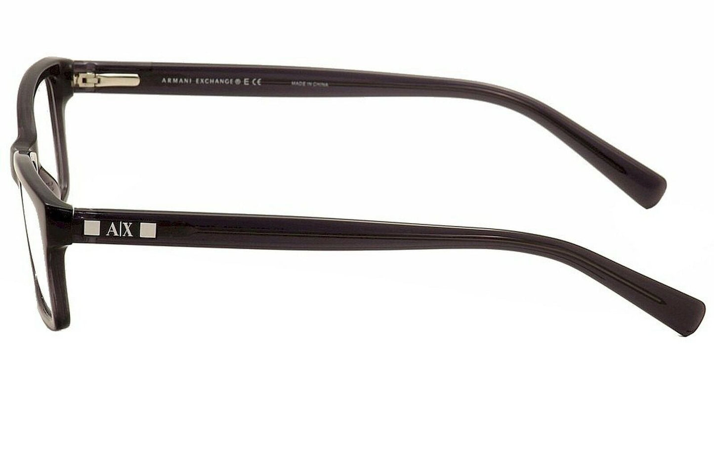 A|X Armani Exchange Men's AX3007 Square Eyewear Frames, Black