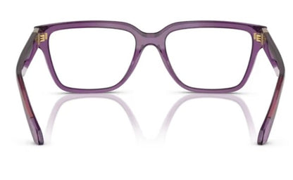 Versace 0VE3357 5464 53mm Violet Transparent Eyeglasses