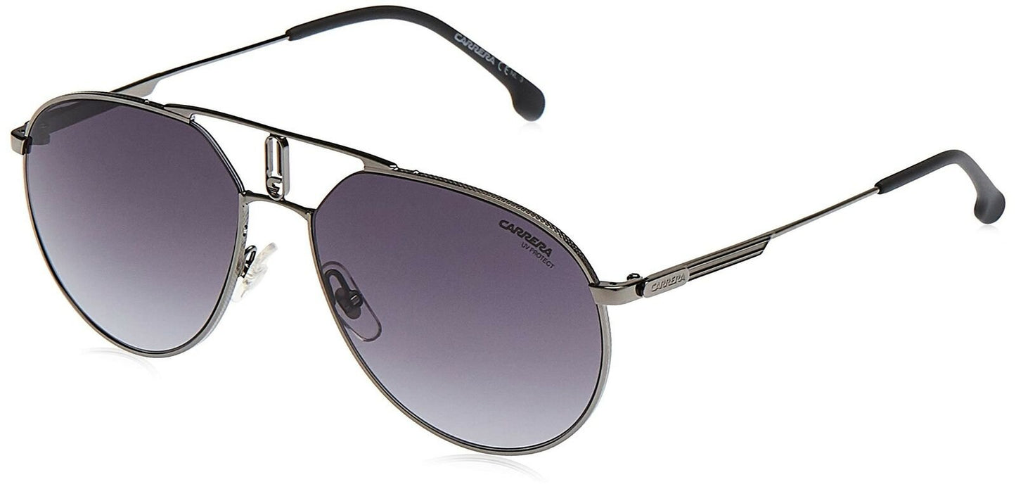 Carrera 1025/S Pilot Sunglasses, Dark Ruthenium/Dark Gray Gradient, 59mm, 17mm