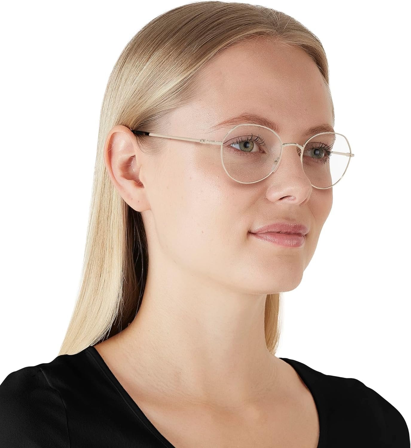 A｜X ARMANI EXCHANGE Women's Ax1048 6110 50mm Round Eyewear Frames