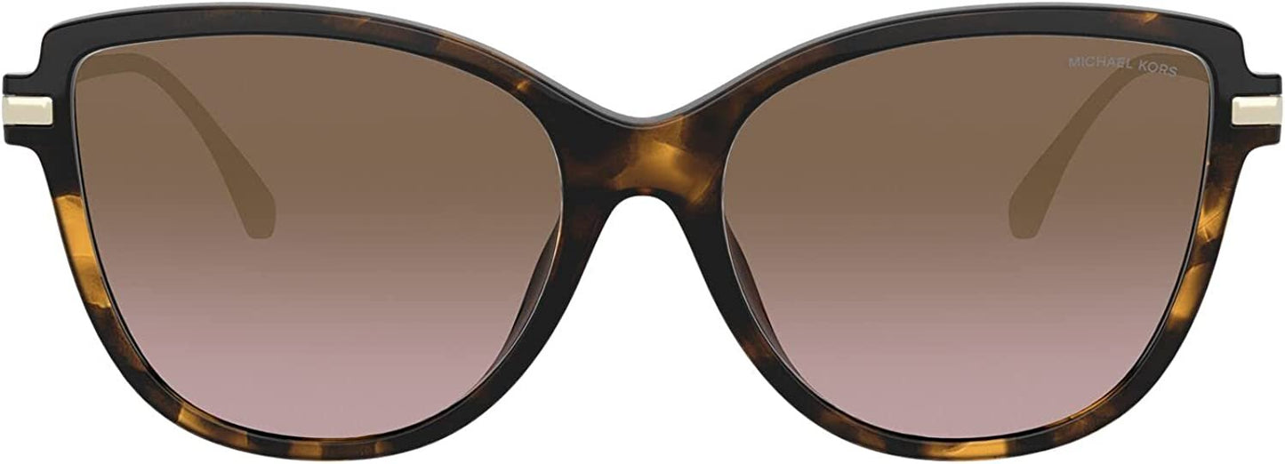 Michael Kors MK2130U Sorrento Dark Tortoise/Brown Rose Gradient Sunglasses