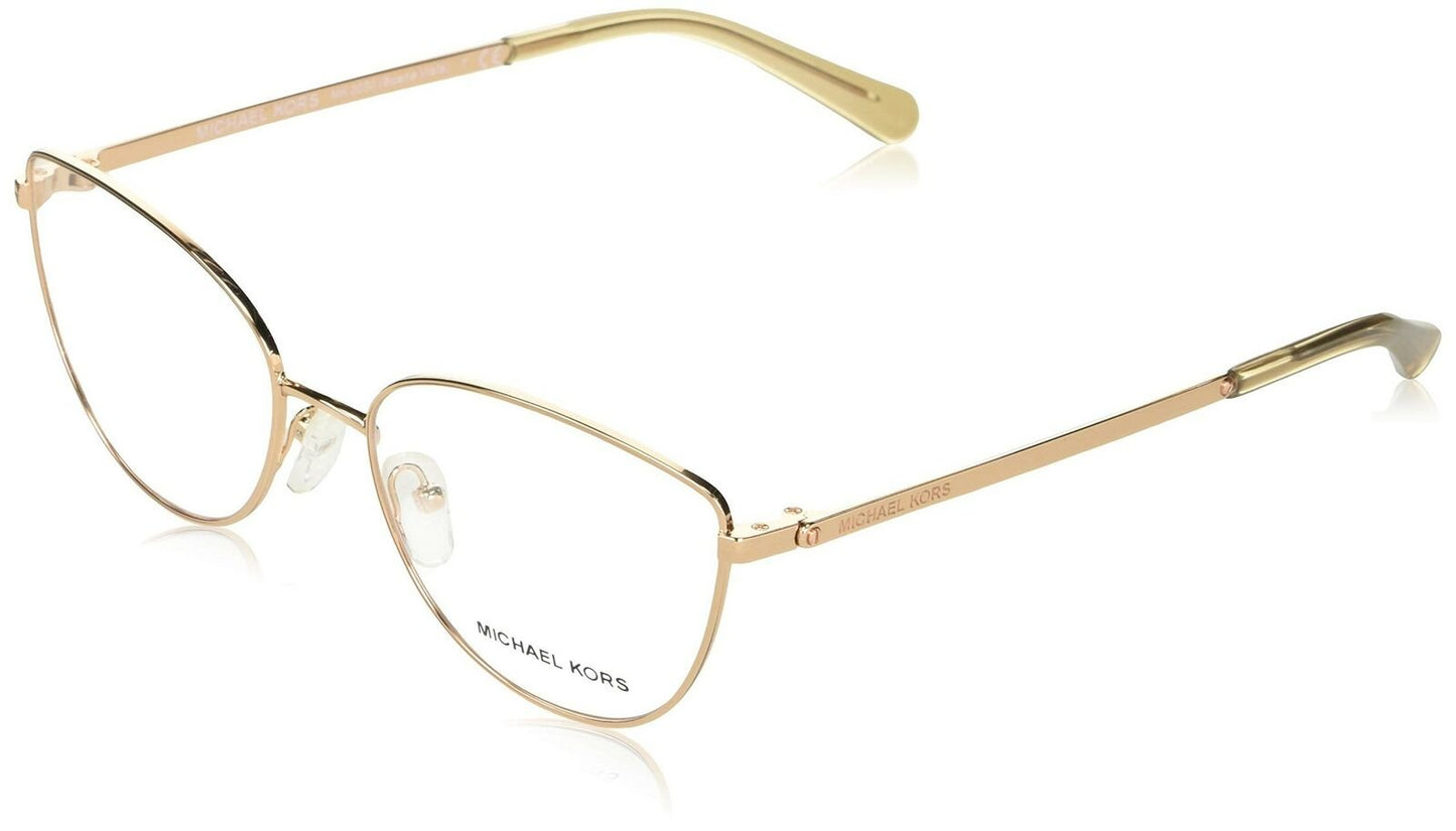 Michael Kors BUENA VISTA MK3030 Eyeglass Frames 1108-54 - Shiny Rose Gold