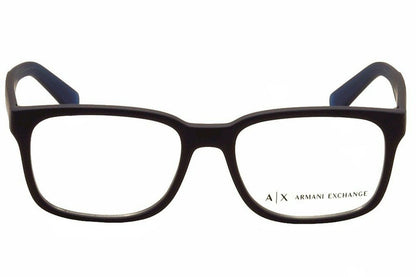 0A|X Armani Exchange AX3029 Eyeglass Frames 8183-54 - Matte Blue