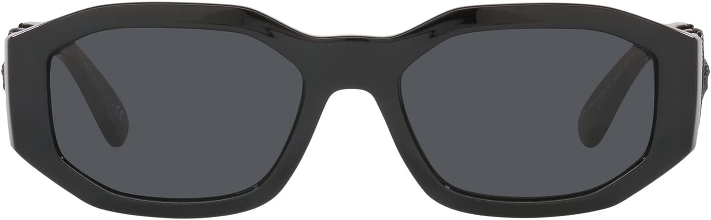 VERSACE VE4361 536087 53mm Black Dark Grey  Men's Sunglasses