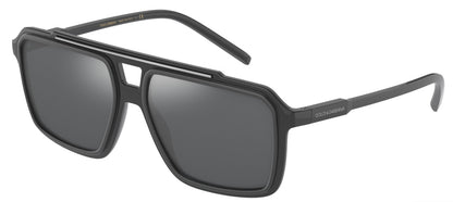 Dolce & Gabbana 0DG6147 31016G 57mm Grey/Mirror Sunglasses