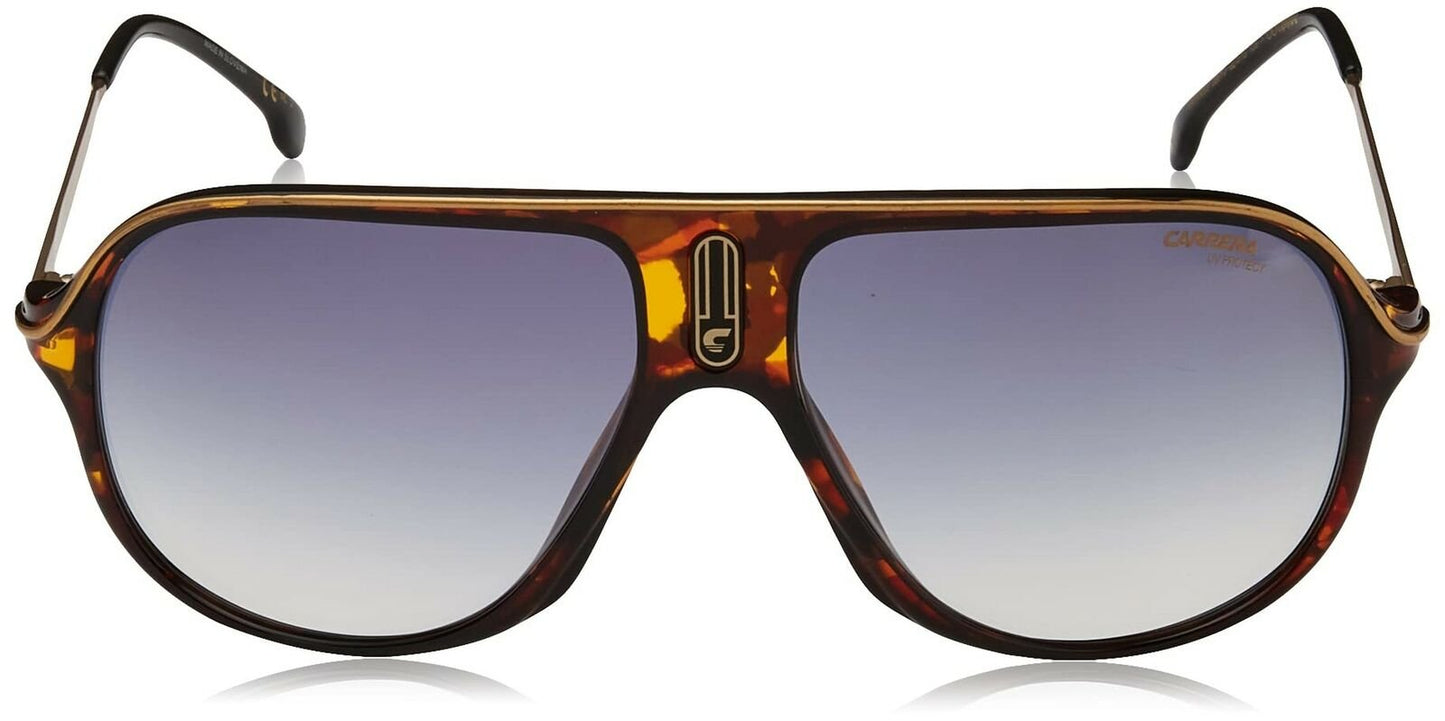 Carrera Safari65 Rectangular Sunglasses, Brown/Black Gold, 62mm, 15mm