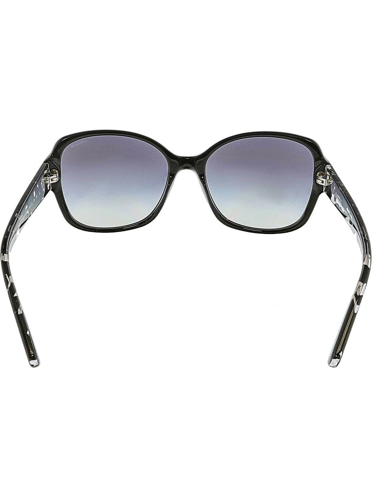 Coach Womens Sunglasses (HC8166) Black/Grey Acetate - Non-Polarized - 58mm