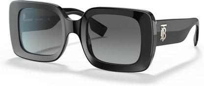 BURBERRY Sunglasses BE 4327 300111 Delilah Black Grey Gradient