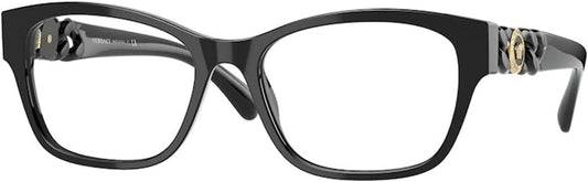 Versace 0VE3306 GB1 54mm Black Eyeglasses