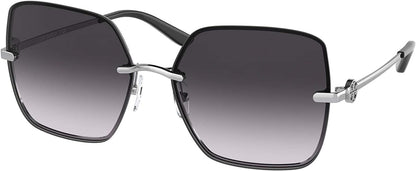 Tory Burch TY6080 31618G Women's Sunglasses Silver/Light Grey Gradient 58