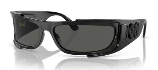 Versace 0VE4446 GB1/87 Black Wrap Sunglasses