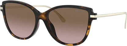 Michael Kors MK2130U Sorrento Dark Tortoise/Brown Rose Gradient Sunglasses