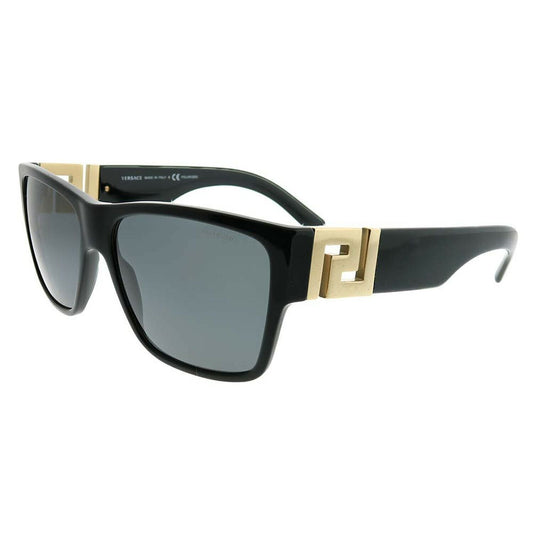 Versace Mens Sunglasses (VE4296) Black/Grey Acetate - Polarized - 59mm