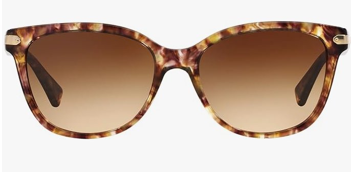 Coach Sunglasses HC8132 528713 57mm Light Brown Confetti Tortoise/Brown Gradient