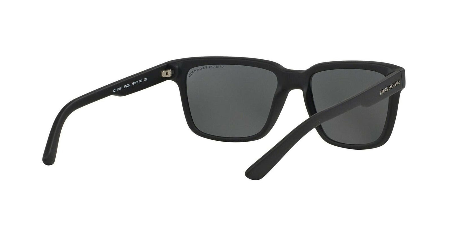 AX Armani Exchange Unisex Sunglasses, Black Lenses Injected Frame,0AX4026S 56mm