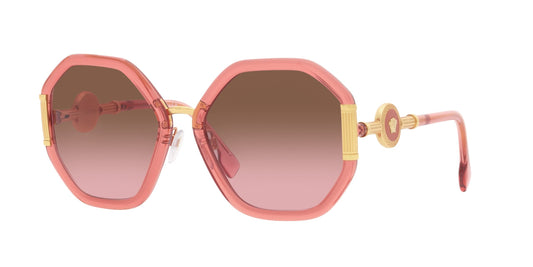 Versace VE4413 532214 60mm Transparent Pink Sunglasses