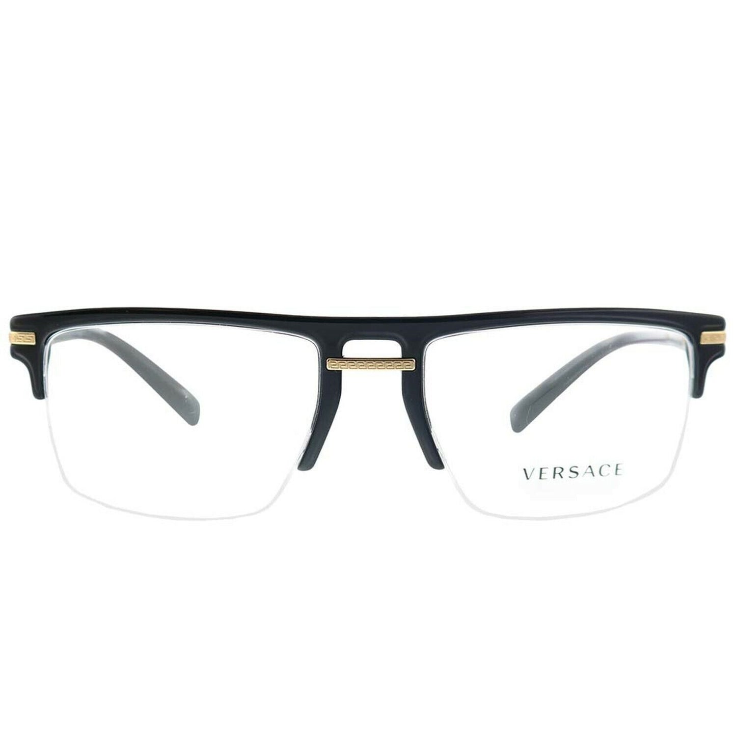 Versace Men's Eyeglasses Greca-Aegis VE3269 GB1 Half Rim Optical Frame