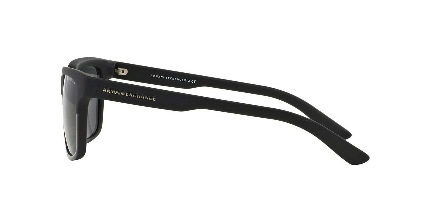 AX Armani Exchange Unisex Sunglasses, Black Lenses Injected Frame,0AX4026S 56mm