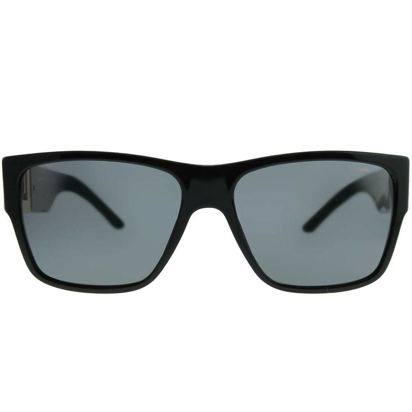 Versace Mens Sunglasses (VE4296) Black/Grey Acetate - Polarized - 59mm