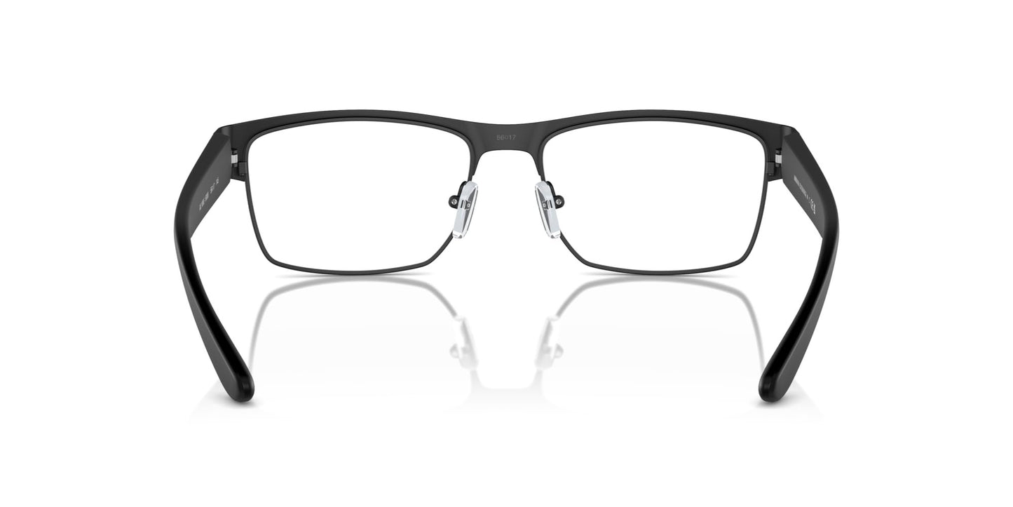 A｜X ARMANI EXCHANGE Men's Ax1065 6000 56mm Rectangular Eyewear Frames