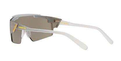 ARNETTE Men's an 4285 Rimless Transparent crystal/Silver mirror Sunglasses