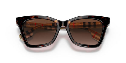 BURBERRY BE4346 394313 53mm Dark Havana Sunglasses