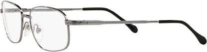 Sferoflex Men's Sf2086 268 52mm Square Gunmetal Eyewear Frames