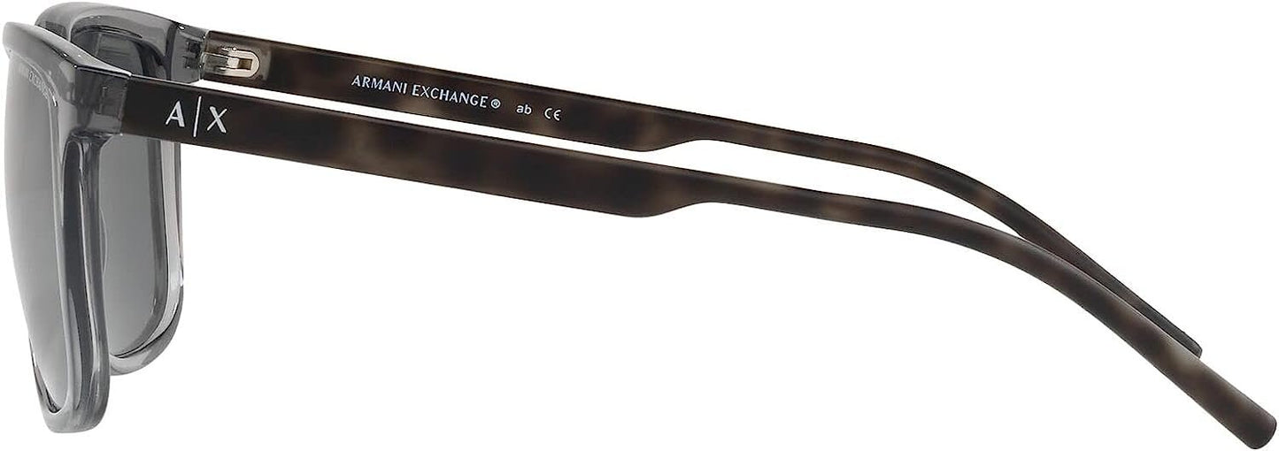 A|X ARMANI EXCHANGE Men's AX4070SF 82396G Square Sunglasses