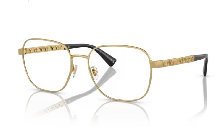 Versace VE1290 1002 55mm Gold Eyeglasses