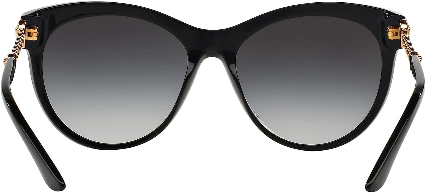 Versace Women's VE4292 GB1/8G Black/Gray Gradient Sunglasses