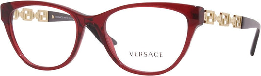 Versace VE 3292 388 54mm Bordeaux Transparent Eyeglasses