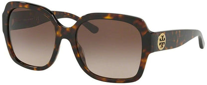 Tory Burch TY7140 Sunglasses 172813-57 -, Lt Brown Dk Brown Gradient
