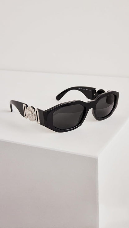 VERSACE VE4361 542287 Black Dark Grey 53mm Sunglasses