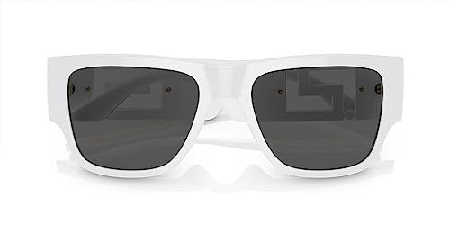 VERSACE VE4403 314/87 57mm White Dark Grey Sunglasses