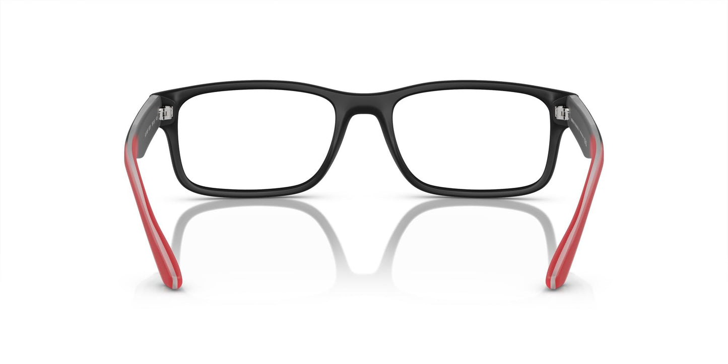 Armani Exchange Men's Ax3106F 8078 56mm Low Bridge Fit Rectangular Eyewear Frames