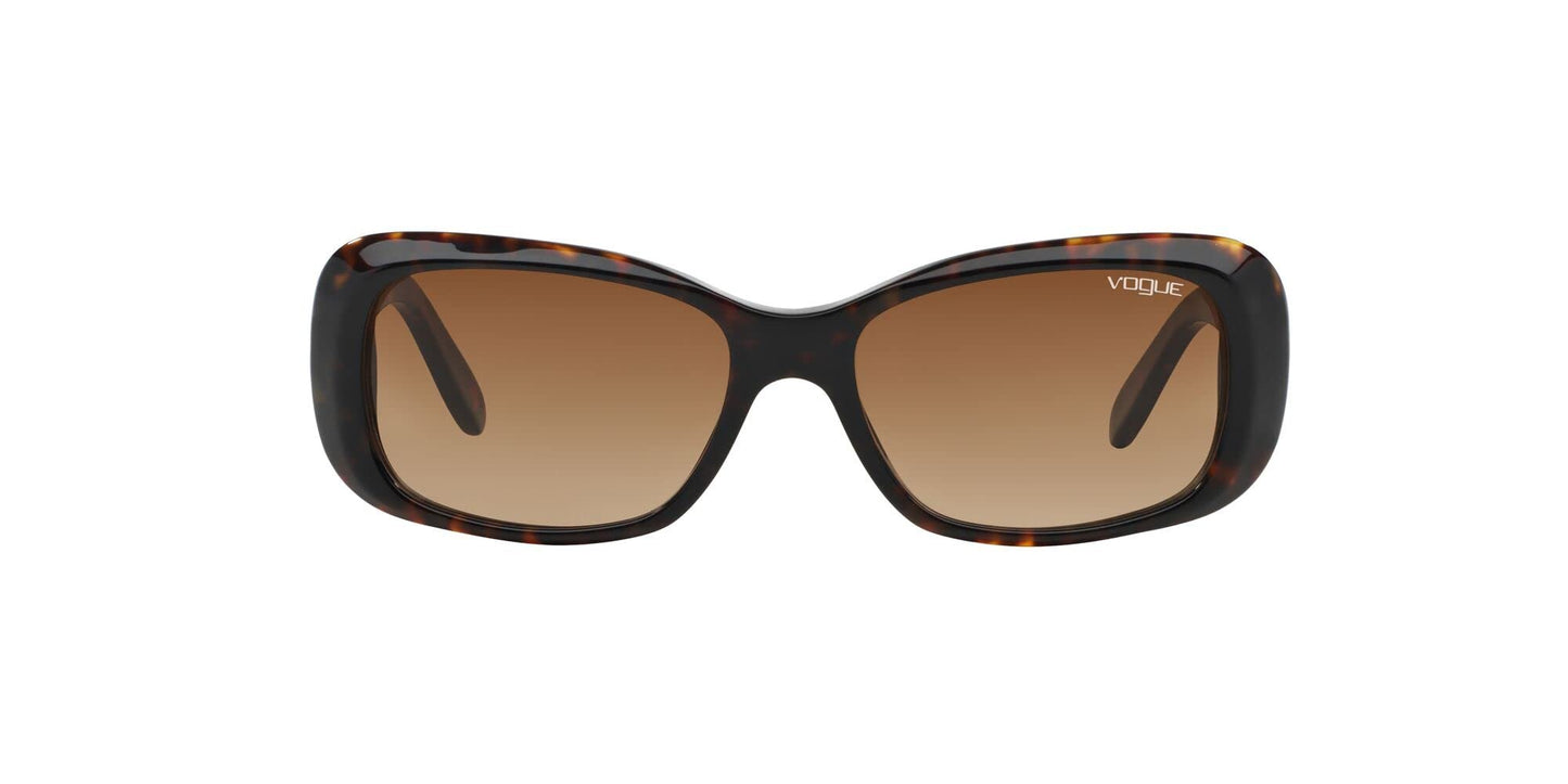 Vogue 0VO2606S W65643 52mm Woman Sunglasses Dark Havana Frame Brown Gradient Lenses