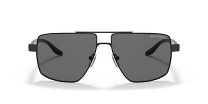 Armani Exchange Men's AX2037S 600081 60mm Square Polarized Sunglasses