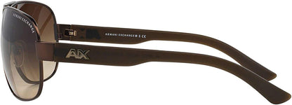 A|X Armani Exchange Men's AX2012S 605813 Rectangular Metal Sunglasses