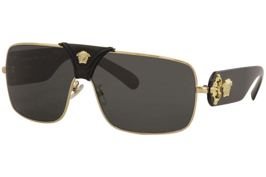 Versace Unisex Sunglasses, Gold Lenses Metal Frame, 0VE2207Q 100287 38mm
